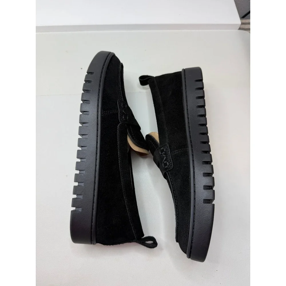 Vionic Uptown Loafer Black Suede Penny Slip On Shoes 16609L1001 Womens 9 NEW - Picture 3 of 6